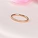 Womens 2mm Stainless Steel Sand Blast Finish Rose Gold Wedding Band Engagement Domed Ring