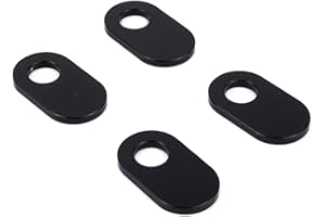 Aharon Motolumino Motorcycle LED Turn Signal Mounting Brackets 4-Pack | Compatible with Triumph, Ducati & Aprilia M8/M10 Thre