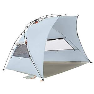 Terra Nation Schattendach ‚Reka Kohu‘ Strandmuschel, blau