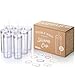 Cupture Skinny Straw Cups, 18 oz, Clear