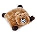 ZippyPaws - Squeakie Pads No Stuffing Plush Dog Toy - Bear