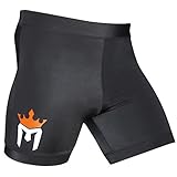 Meister MMA Crown Vale Tudo Fight Shorts - Black - 30/31