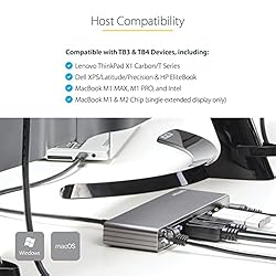 StarTech.com Thunderbolt 3 Dock - Dual 4K 60Hz