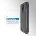LG Aristo Case, LG Fortune Case, LG Phoenix 3 Case, LG Risio 2 Case, LG K4 Case, LG Rebel 2 LTE Case, TJS Hybrid Shock Absorbing Resistant Rugged Armor Carbon Fiber Back Hard TPU Inner Layer (Black)