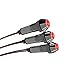 INTERACTIVIA 3 Pack Red 12V DC Chrome Housing 8mm 5/16