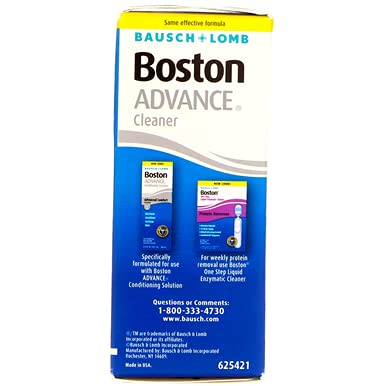 CONTACT LENS SOLUTION BY BOSTON ADVANCE, FOR GAS PERMEABLE CONTACT LENSES, 1 FL OZ (PACK OF 4)