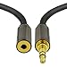 Mediabridge™ 3.5mm Extension Cable (25 Feet) - 3.5mm Female to Male Stereo Audio Cable - Step Down Design for iPhone, iPod, Smartphone, Tablet and MP3 Cases - (Part# MPC-35FM-25)