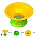 PlayMeal Kids Adventure Food Bowl – Stops Mealtime Fuss and Motivates Healthy Eating Habits for Kids – Exciting Kids Plate - Includes 2 Surprise Toys (Yellow/Green)