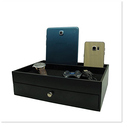 Massca Valet Charging Station Multi Device Office Desk Organizer Perfect Nightstand Organizer Great For Your Wallet Keys Phones And Other Electronic Devices Good Sikkimstate Org