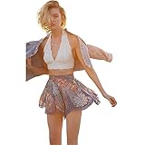 Huiyuzhi Women's Sexy Vest Stretchy Halter Full Lace Bralette Bra Top