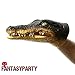 FantasyParty Hand Puppet Realistic Crocodile Role Play Toy Crocodile Latex Puppet for Both Adult and Children Green