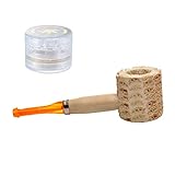 Housweety New Fashion Small Corn Shape Smoking Pipe Orange
