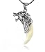 Doinshop New Man Wolf Tooth Necklace Titanium Steel Domineering Pendant Jewelry