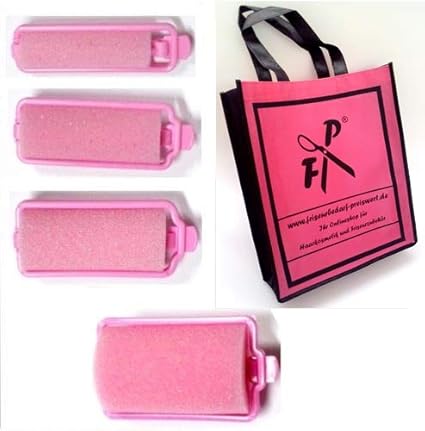 Schlafwickler - Schaumstoffwickler-Set S-M - 4 Größen - 48 Stck. + FP Shopper + Nachthaube (von deutschem Friseurbedarf-Fachh