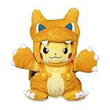 Pokemon POKÉ Plush Pikachu Wearing Charizard POKÉ MANIAC Costume