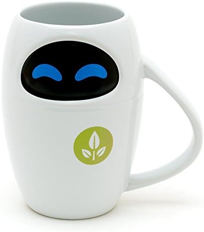 Disney Store Eve Tazza 3d Originale Pixar Robot Walle Grande Tee
