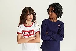 Levi's Girls Classic Batwing T-Shirt, White, M