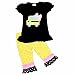 Unique Baby Girls Back to School Bus Shirt Boutique Outfit