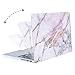 MOSISO Compatible with MacBook Pro 15 inch Case with Retina Display (Model: A1398, Older Version, 2015 - end 2012 Release), Plastic Pattern Hard Shell&Keyboard Cover&Screen Protector,Colorful Marble