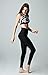 TSLA TM-FYP54-BLK_Small Yoga Pants High-Waist Leggings w Side Pockets FYP54