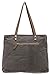 Myra Bags Floral Chic Canvas Tote Teal Cow