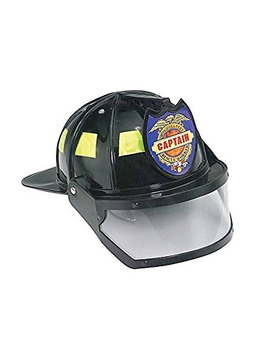 Jacobson Hat Company Men's Adult Plastic Fireman Helmet with Visor