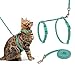 PUPTECK Cat Harness with Leash Set - Adjustable Soft Strap with Fashion Design