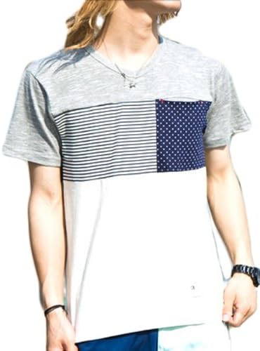 Amazon A Slash エースラッシュ ドットポケット切り替えtシャツ Tシャツ カットソー 通販