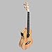 Caramel CT100 Zebra Wood Tenor Acoustic Electric Ukulele With Truss Rod