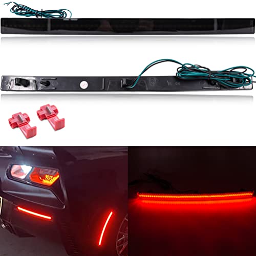 NJSBYL Corvette C7 LED Bumper Reflector Lights for 2014-2019 Chevrolet ...