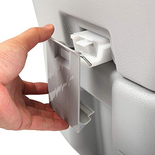 thegreatshopman 20L 5.3 Gallon Portable Travel Toilet Mobile Camping Outdoor/Indoor Commode Potty Gray