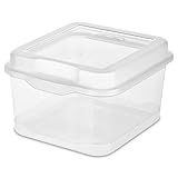 Sterilite FlipTop, Stackable Small Storage Bin with