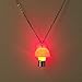 Mushroom necklace - LED Light up Mushroom Pendant Necklace - Glow Mushroom Necklace (multicolor)