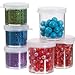Containers for Beads or small objects - Great for Organization! (6 Medium + 8 Small)