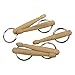 Musiclily Wood Mini Standard Drum Keys Drumstick Keychain for Drummer, Wooden Color (Pack of 20)
