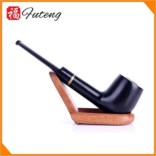 Y&M Ebony handmade pipe / acrylic straight pipe / reading bucket , 2