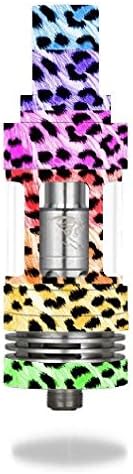 Decal Sticker Skin WRAP Multi Color Leopard Print for Sense Herakles Sub Ohm Tank