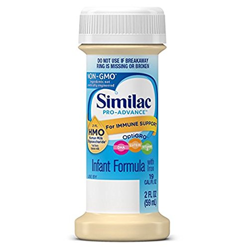 Similac Advance NonGMO Newborn Infant Formula with Iron, Stage 1, ReadytoFeed bottles, 2 fl Similac Advance NonGMO Newborn Infant Formula with Iron, Stage 1, ReadytoFeed bottles, 2 fl