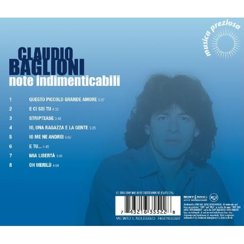Questo piccolo grande amore by Claudio Baglioni on Amazon Music