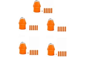 30 Pack Silicone Kitchen Zesting Finger Caps - Thimbles with Metal Zester Ring for Vegetable Fruit Prep Gardening & Crafts Si