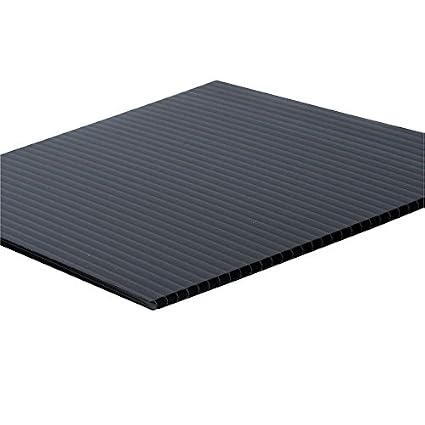 COROPLAST Corrugated Blank Sign Sheets – 2-Pack, 4mm Thick, 8x12, Vertical, Pick Your Color