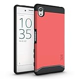 Sony Xperia X Case, TUDIA Slim-Fit MERGE Dual Layer Protective Case for Sony Xperia X (Rose)