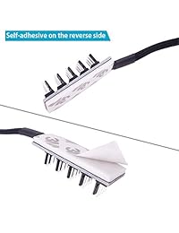 fancasee 4 pines PWM ventilador interno Cable divisor de 1 a 5 5 Manera PC funda ventilador placa base cable de alimentación de extensión Cable Alambre, para ATX   Carcasa para computadora 4 pines y 3 pines ventiladores de refrigeración (13 inch, Negro)