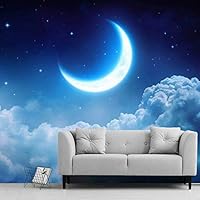 Wall Mural The Beautiful Space World Removable Self-Adhesive Wallpaper Wall Decoration for Bedroom Living Room - 66x96 inches