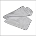 Royal Silk Fine White Silk Twill Pocket Square 100% Silk - Full-Sized 17