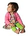 Zutano Baby Girls' Primary Solid Ruffle Cardigan