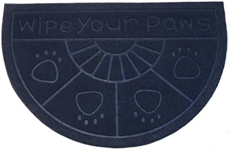 Wipe Your Paws Multi-Purpose Pet Mat | Waterproof Indoor/Outdoor Slip-Resistant Durable | Kitty Litter Mat, Food Bowl Mat, Doggie Door Mat | Super Soft Keeps Paws Clean | Unique Design