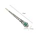 Eastlion Antique Bronze Diamond Butterfly Hairpins Hair Stick Multicoloured