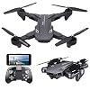 VISUO XS816 4k Drone with Camera Live Video, Teeggi WiFi FPV RC Quadcopter with 4k Camera Foldable Drone for Beginners…