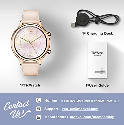 Ticwatch c2 smart watch classic fashion fitness smartwatch para